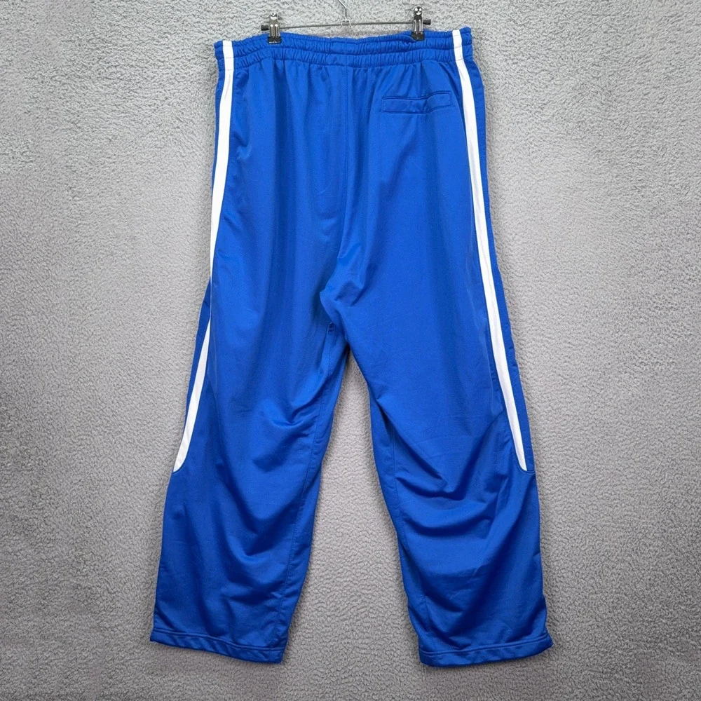 Vintage Jordan Track Pants Mens XXL Royal Blue White Stripe Active Lounge Y2K